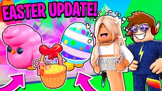 We MAKE THE MEGA CANDY FLOSS CHICK in Adopt Me! Easter Update! LIVE!