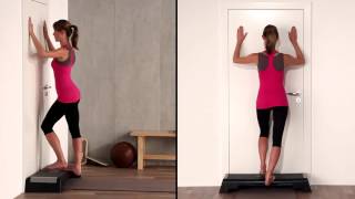 Foot Rehab: Stand on One Leg on Tiptoes on Steps or Stepper | Foot Range