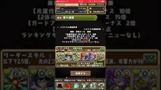 パズドラ ランダン 大感謝祭杯 14万点越え