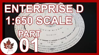 1:650 Enterprise D Part 1: Saucer Preparations!