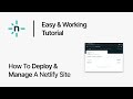 How to deploy a site to Netlify Tutorial | EASY | 2025