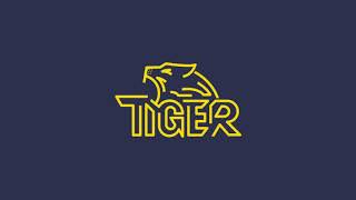mendesain logo tiger wordmark tutorial | design by Denma48