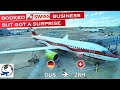 SWISS Business Class with big surprise | Airbus A220-300 | Düsseldorf - Zürich operated by airBaltic