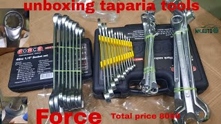 how to tool box force vs taparia unboxing in hindi / nm auto mobile