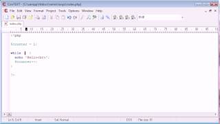 Beginner PHP Tutorial 25 while Loop