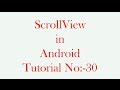 ScrollView in Android