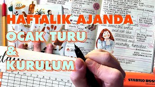 Leuchtturm1917 Haftalık Ajanda | Ocak Turu ve Yeni Hafta Kurulumu