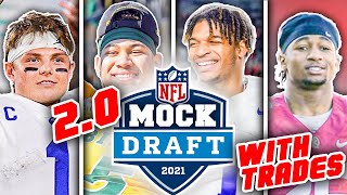 The OFFICIAL 2021 NFL First Round Mock Draft (2.0 WITH TRADES!) || TPS