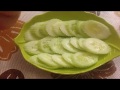 How to cut cucumber in different style