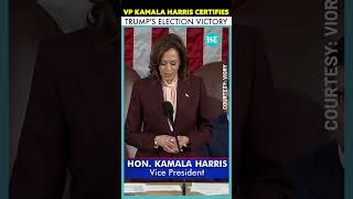 Watch: Kamala Harris Certifies Donald Trump’s 2024 Election Win During Congress Session | US