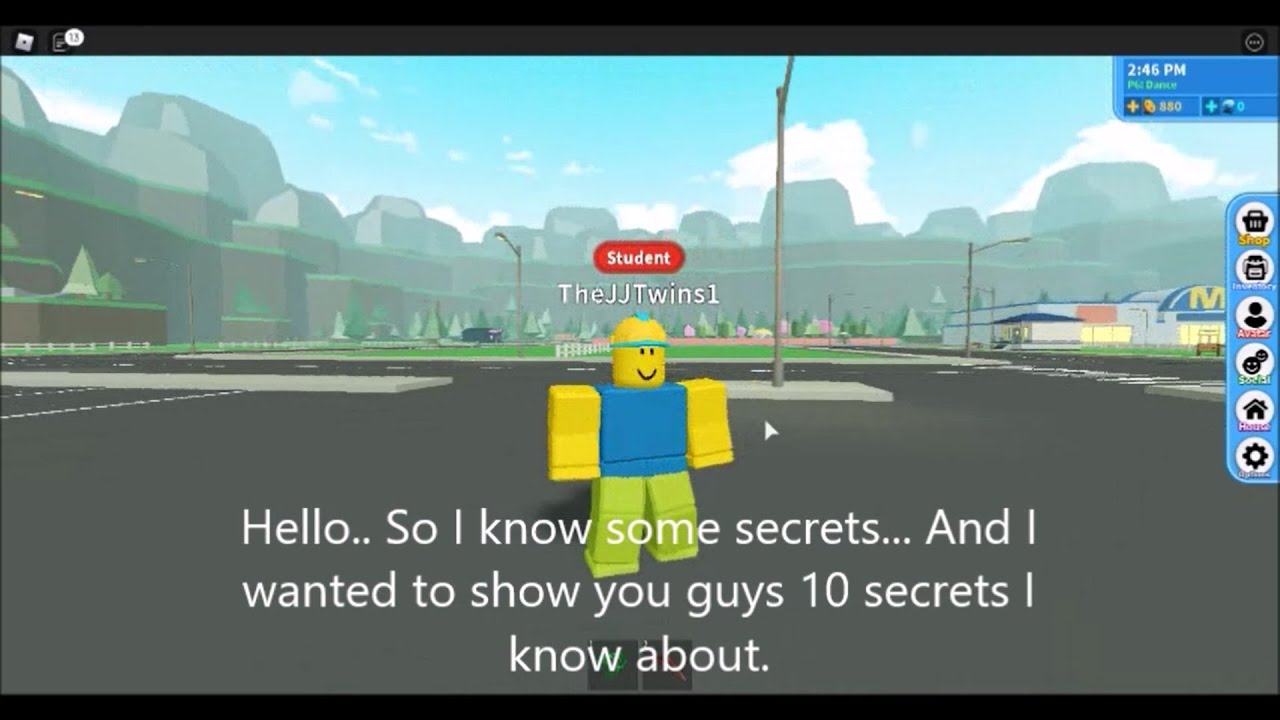 10 Roblox Secrets Part 1 Youtube