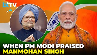 When Manmohan Singh Went To Rajya Sabha In A Wheelchair And PM Modi Praised Him