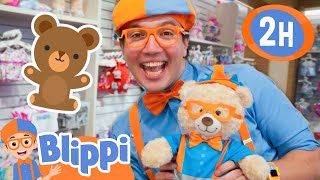 Blippi Builds the Silliest Fuzziest Build-A-Bear | BEST OF BLIPPI TOYS | Educational Videos for Kids