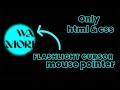 Create a mousemove flashlight effect within 5 minutes || html css & js