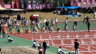 20190413 第2回大阪陸上競技記録会 男子高校 110mH TR 1組