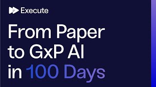 Aizon Execute: The Fastest Path to Data-Driven Pharma Manufacturing