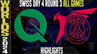 FLY vs PSG Highlights | LoL Worlds 2024 Swiss Stage Day 4 Round 3 | FlyQuest vs PSG Talon