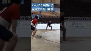 第５回わんぱく相撲女子全国大会前日練習#わんぱく相撲 #sports