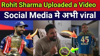 Rohit Sharma Twitter Video Viral | Rohit Sharma Tweeted After Mumbai Indians Champions