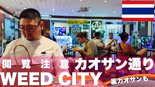 ［最新バンコク旅行］逮捕！？カオサン通り 大麻シティ WEED CITY は謎の霧でクラクラきた！