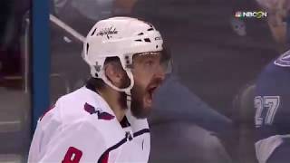 Alex Ovechkin's game 7 opening goal vs Lightning (2018)