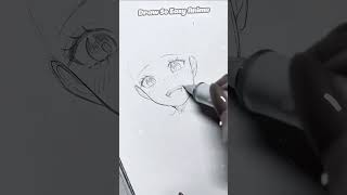Drawing process timelapse an anime girl #shorts #drawing #mangaanimedrawing