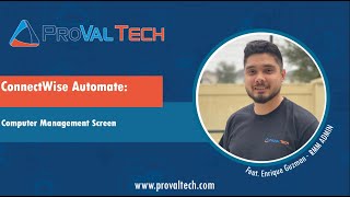 ConnectWise Automate: Computer Management Screen