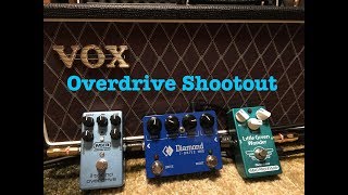 Overdrive Shootout - MXR il Torino vs Diamond J Drive MK3 vs Mad Professor Little Green Wonder