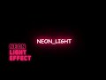 Neon Light Text Effect Html and Pure Css