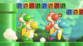 Playing as All 4 Yoshis at Once!! *Super Mario Bros Wonder* [Full Game Playthrough]