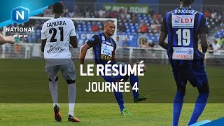 Championnat National : tous les buts de la 4e journée (2016-2017)