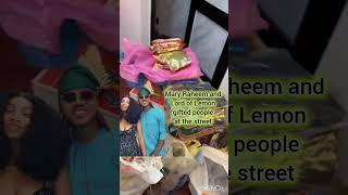 Mary Raheem \u0026 Lord of Lemon gifted people at the street.Spirit of giving. #maryraheem #lordoflemon