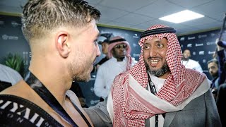 Prince Khalid "You are all Kings" Congratulates Tommy Fury & Fury Family after win over Jake Paul
