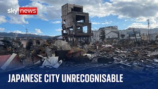 Japan earthquake: Wajima City unrecognisable as window for finding survivors narrows