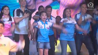 Makati Mayor Abby Binay's Team Performance slate dances for their supporters