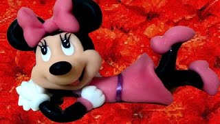 Manualidades Minnie Mouse de Porcelana Fría