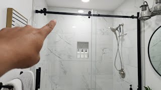 OVE Decors Bel Frameless Sliding Shower Door Soft-Close and Clear Glass |QUICK OVERVIEW|