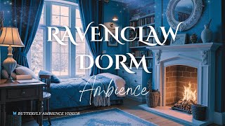 Ravenclaw Dorm Room Ambience | Study Like a Ravenclaw ✨🐦‍⬛🖋️