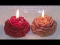 How to make ROSE FLOWER candles/floating candles #youtubeshorts #shorts