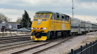 Metra 90 leads an outbound at Crystal Lake!