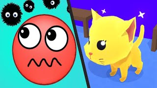 HIDE BALL vs CAT ESCAPE - New Levels Mega UPDATE Satisfying Double Gameplay Walkthrough ios APK