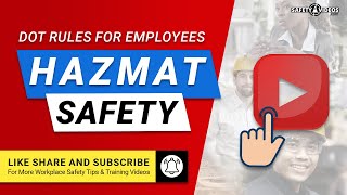 DOT HAZMAT Safety - Training and Rules for Employees from SafetyVideos.com