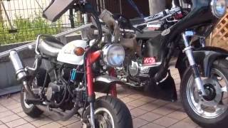 4MINI　HONDA Monkey カスタム　ホンダ・モンキーカスタム　HONDA・MONKEY・Z50　ヨシムラZ400FX改　HONDA Ape改　ホンダ・エイプ