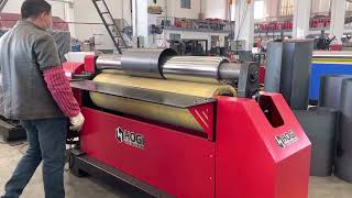 HOGI Hydraulic 2 rollers rolling machine for mass production,length 1500mm Customizable