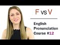 F vs V Consonant Sounds | Learn English Pronunciation Course | 50 Words