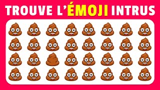 Trouve l'INTRUS | Quiz Émoji | Facile à Impossible