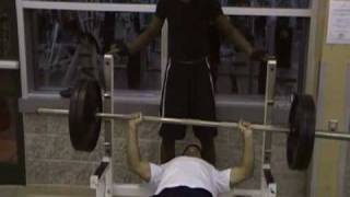 Bench Press 235x3 + 1 (16 year old-150 pounds)