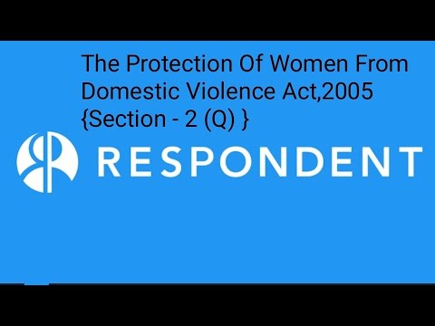 The Protection Of Women From Domestic Violence Act, 2005 Ll Section - 2 ...