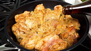 So delicious that I cook it 3 times a week❗❗Delicious chicken dinner recipe!