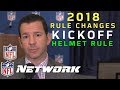 Explaining The New Nfl Kickoff & Helmet Rules For 2018 | Nfl Network Explaining The New Nfl Kickoff & Helmet Rules For 2018 | Nfl Network